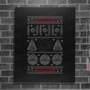 Secret_Shirts Posters / 4"x6" / Black Imperial Christmas