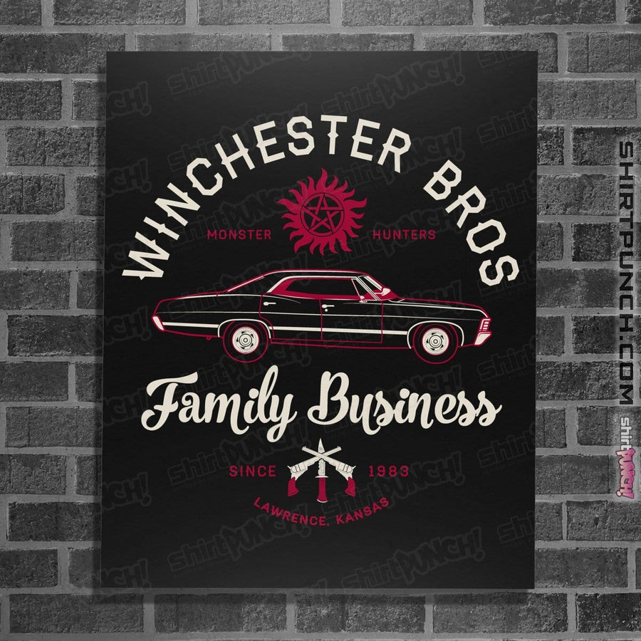 Shirts Posters / 4"x6" / Black Family Business