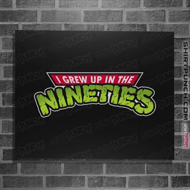 Secret_Shirts Posters / 4"x6" / Black Grew Up In The Nineties