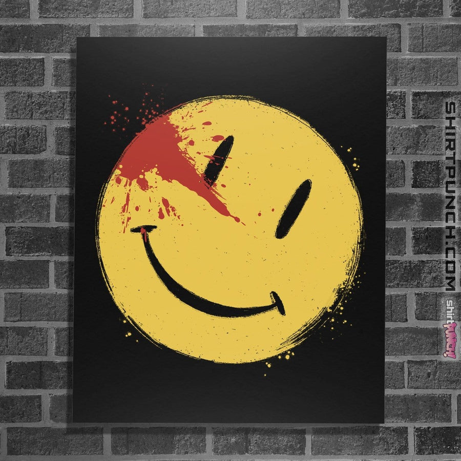 Shirts Posters / 4"x6" / Black Bloody Smile
