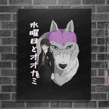 Load image into Gallery viewer, Daily_Deal_Shirts Posters / 4&quot;x6&quot; / Black Wednesday Mononoke
