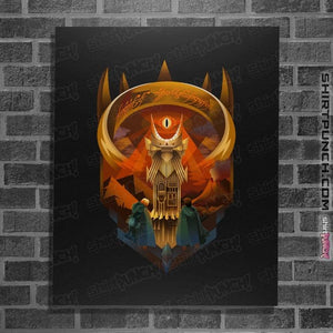 Daily_Deal_Shirts Posters / 4"x6" / Black Art Deco Dark Fortress