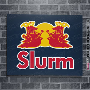 Shirts Posters / 4"x6" / Navy Slurm Energy Drink