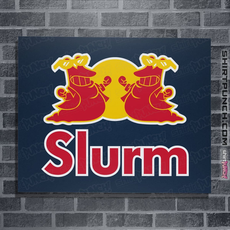 Shirts Posters / 4"x6" / Navy Slurm Energy Drink