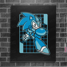 Load image into Gallery viewer, Daily_Deal_Shirts Posters / 4&quot;x6&quot; / Black Mega Sonic
