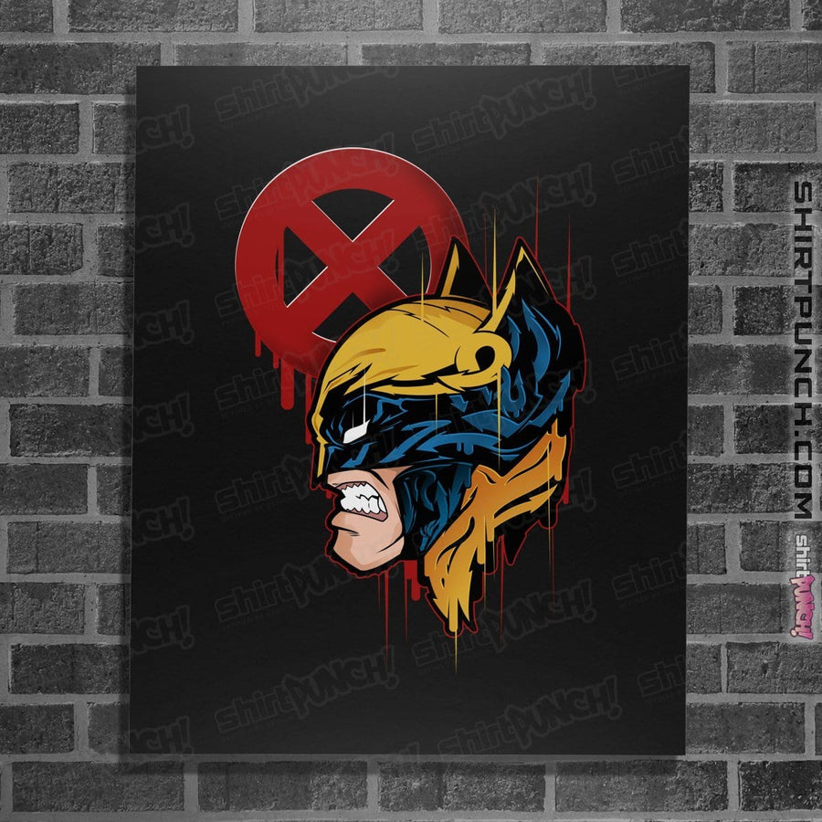 Shirts Posters / 4"x6" / Black Berserker Barrage Style