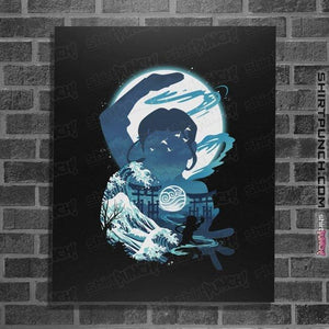 Daily_Deal_Shirts Posters / 4"x6" / Black Waterbender
