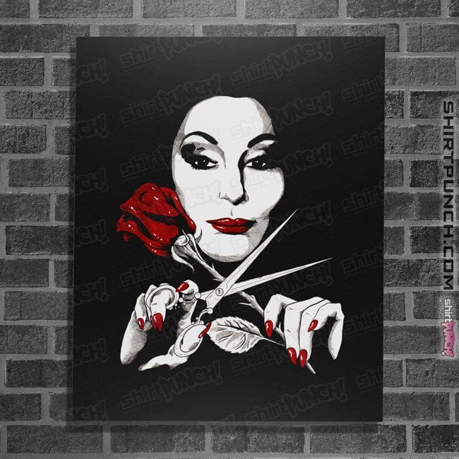 Secret_Shirts Posters / 4"x6" / Black Morticia