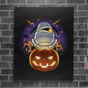 Shirts Posters / 4"x6" / Black Halloween Island