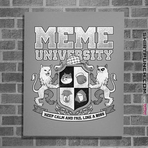 Secret_Shirts Posters / 4"x6" / Sports Grey Meme University