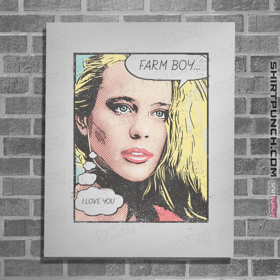 Shirts Posters / 4"x6" / White Farm Boy