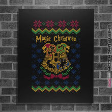 Load image into Gallery viewer, Shirts Posters / 4&quot;x6&quot; / Black Magic Christmas
