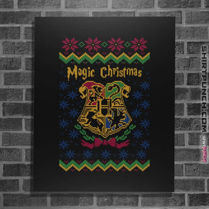 Shirts Posters / 4"x6" / Black Magic Christmas