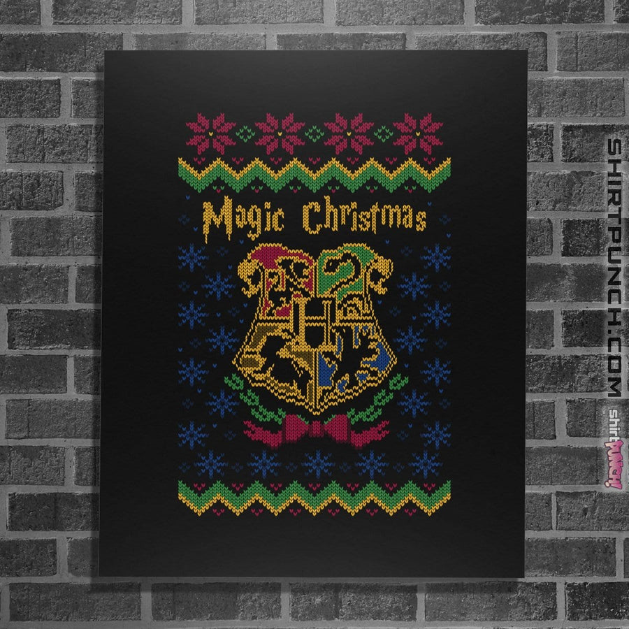 Shirts Posters / 4"x6" / Black Magic Christmas