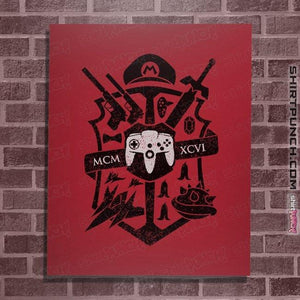 Shirts Posters / 4"x6" / Red House Of 64 Crest