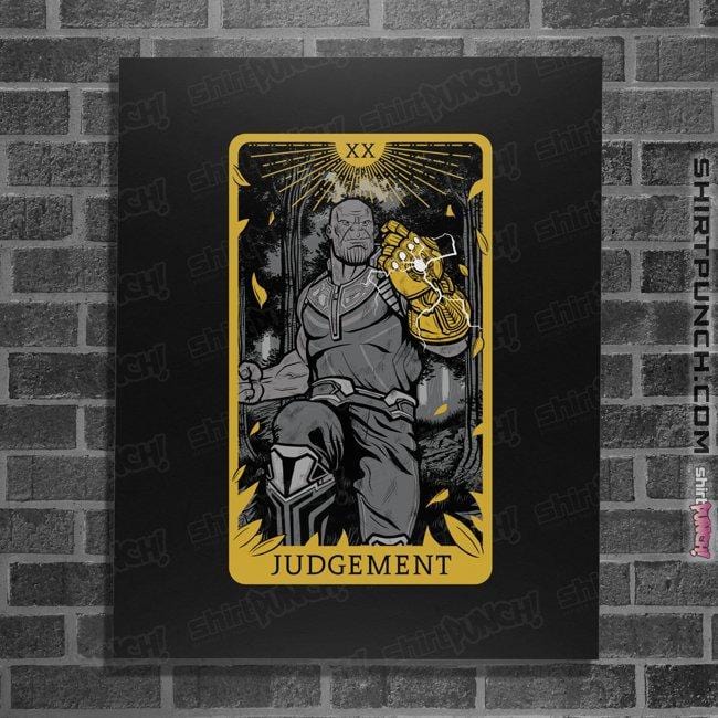 Shirts Posters / 4"x6" / Black Tarot Judgement