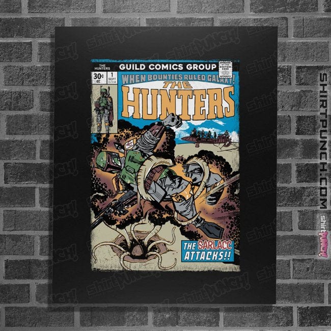 Daily_Deal_Shirts Posters / 4"x6" / Black The Hunters