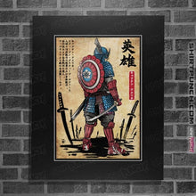 Load image into Gallery viewer, Daily_Deal_Shirts Posters / 4&quot;x6&quot; / Black Captain Samurai
