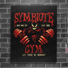 Load image into Gallery viewer, Daily_Deal_Shirts Posters / 4&quot;x6&quot; / Black Symbiote Gym
