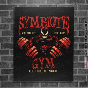 Daily_Deal_Shirts Posters / 4"x6" / Black Symbiote Gym