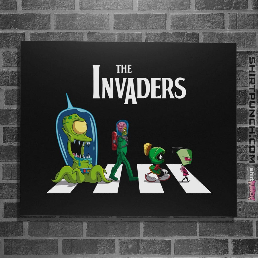 Shirts Posters / 4"x6" / Black The Invaders