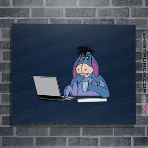 Shirts Posters / 4"x6" / Navy Hide The Pain