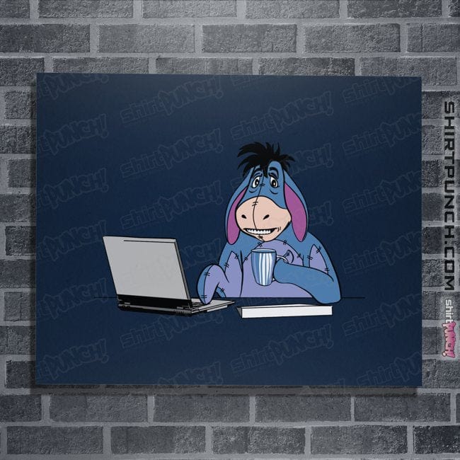 Shirts Posters / 4"x6" / Navy Hide The Pain