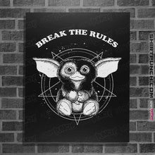 Load image into Gallery viewer, Daily_Deal_Shirts Posters / 4&quot;x6&quot; / Black Break The Rules
