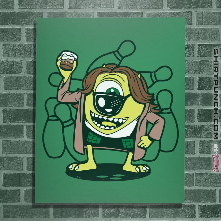 Shirts Posters / 4"x6" / Irish Green Mike Lebowski