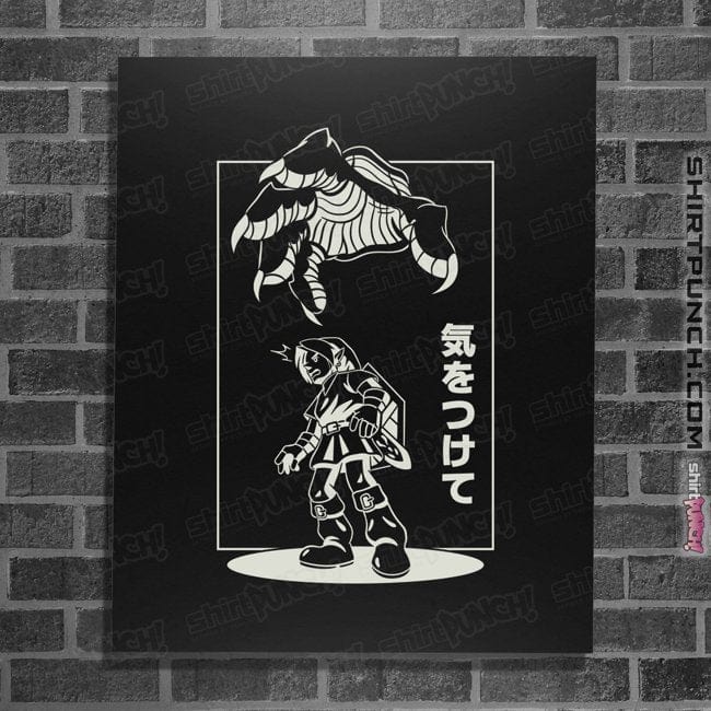 Daily_Deal_Shirts Posters / 4"x6" / Black Threat From Above