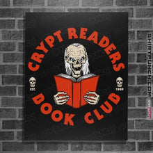 Load image into Gallery viewer, Shirts Posters / 4&quot;x6&quot; / Black Crypt Readers Book Club
