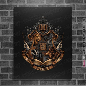 Daily_Deal_Shirts Posters / 4"x6" / Black Home Of Magic And Greatness