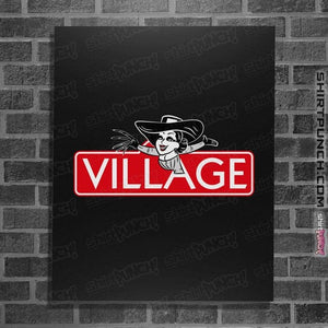 Shirts Posters / 4"x6" / Black Villageopoly
