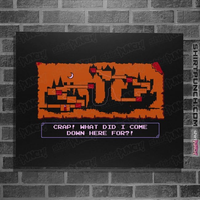 Secret_Shirts Posters / 4"x6" / Black Forgetfulvania