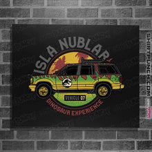 Load image into Gallery viewer, Daily_Deal_Shirts Posters / 4&quot;x6&quot; / Black Isla Nublar Experience
