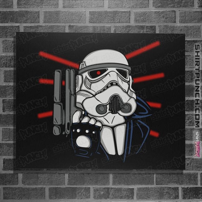 Secret_Shirts Posters / 4"x6" / Black The Storminator!