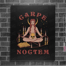 Load image into Gallery viewer, Shirts Posters / 4&quot;x6&quot; / Black Carpe Noctem
