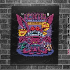 Shirts Posters / 4"x6" / Black Real Monster