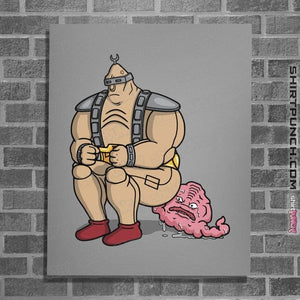 Secret_Shirts Posters / 4"x6" / Sports Grey Suprise Villain