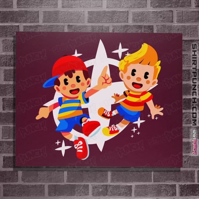 Secret_Shirts Posters / 4"x6" / Maroon Lucas & Ness