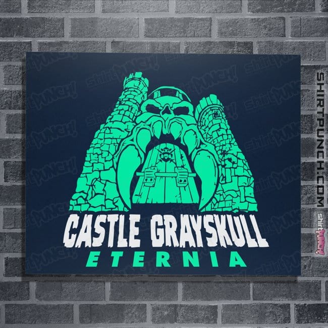 Secret_Shirts Posters / 4"x6" / Navy Grayskull