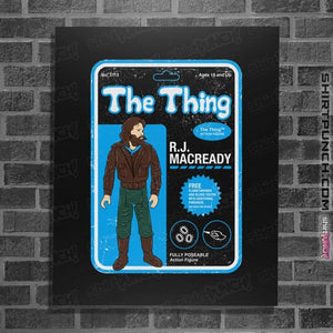 Shirts Posters / 4"x6" / Black MacReady Toy