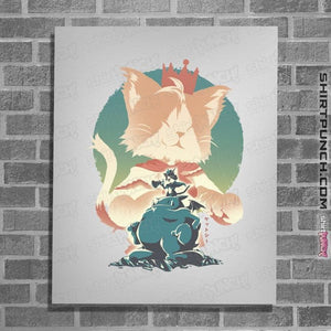 Daily_Deal_Shirts Posters / 4"x6" / White Shinra Spy Moggy