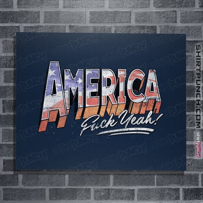 Secret_Shirts Posters / 4"x6" / Navy F Yeah!
