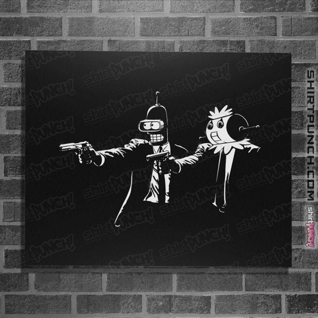 Secret_Shirts Posters / 4"x6" / Black Bot Fiction