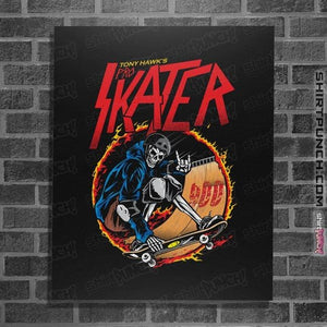 Daily_Deal_Shirts Posters / 4"x6" / Black Pro Skater 900