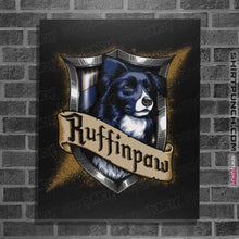 Load image into Gallery viewer, Shirts Posters / 4&quot;x6&quot; / Black Hairy Pupper House Ruffinpaw
