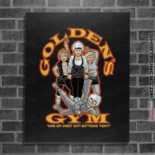 Load image into Gallery viewer, Secret_Shirts Posters / 4&quot;x6&quot; / Black Goldens Gym
