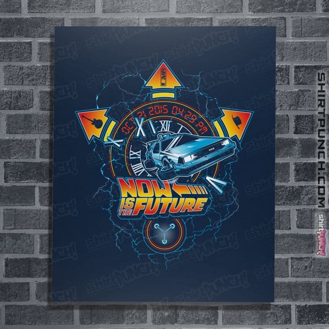 Daily_Deal_Shirts Posters / 4"x6" / Navy Flash Back