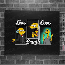 Load image into Gallery viewer, Daily_Deal_Shirts Posters / 4&quot;x6&quot; / Black Live, Laugh, I Bring You Love
